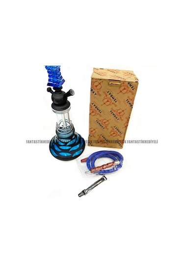 Orta Boy Kutulu İthal Nargile Seti Full İçimlik Set 55Cm (286386840)