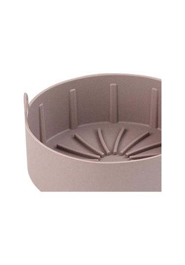 Suntek Magideal Yuvarlak Hava Fritöz Silikon Pot Gıda Kahve-16cm