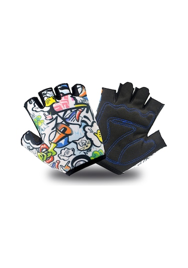 Yaleker Mt094 Çocuk Bisiklet Eldiveni - Mikrofiber Ve Spandeks Malzeme, Şok Emici, Nefes Alabilir, Xs Boy
