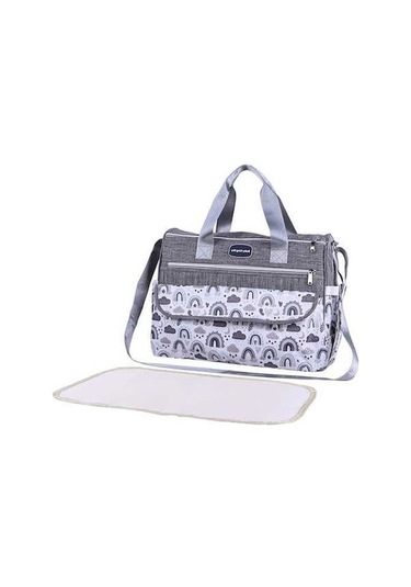 Flybuy Tek Omuz Moda Jialan Gri Büyük Kapasiteli Anne Çantası Vq Gri