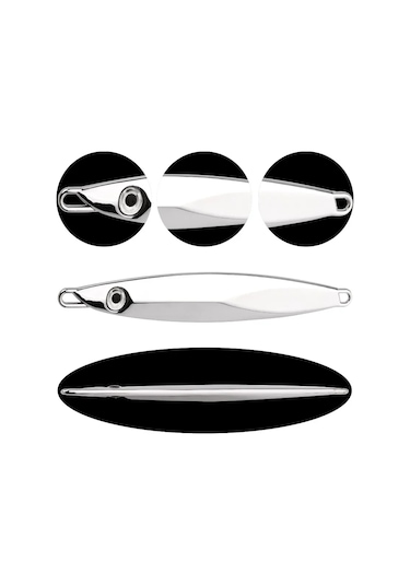 Metal Döküm Kaşık Olta Takım 10g-60g Spinner Kaşık Balıkçılık Lures Batan Uzak K-20pcs-2 Hooks 30g-1.05oz