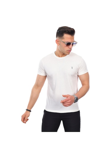 Kozik Standart Fit Bisiklet Yaka Erkek Tişört 5'li -  Çok Renkli