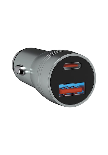 Onopo 3.4a Çift Usb + Type Çıkışlı Metal Hızlı Araç Şarjı 40w -a9