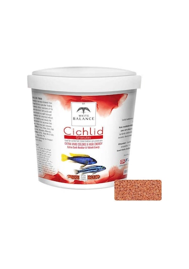 White Balance Cichlid Granules Kovadan Bölme 100 G