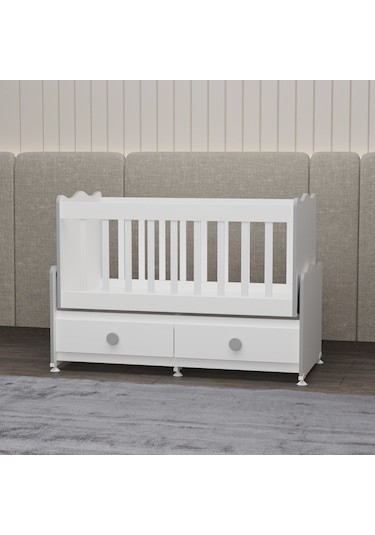 Garaj Home Elegant 60x120 Beşik - Gri Beyaz