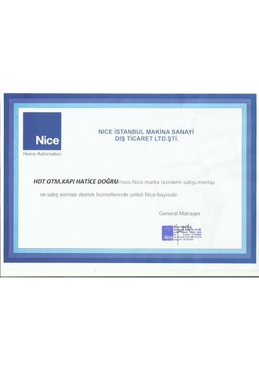 Nice Kumanda-Nice Garaj Kumandası-