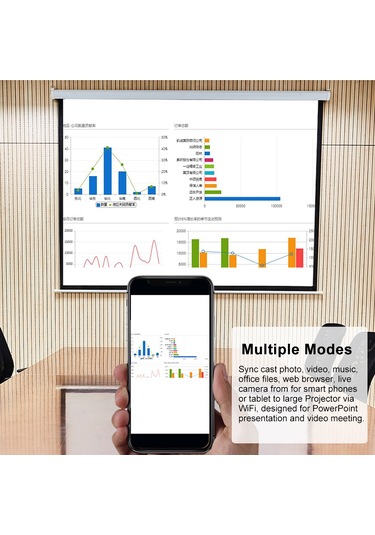 Neevoyu Mirascreen E5m Kablosuz Ekran Paylaşımı Alıcısı - 2.4g Wifi İle 1080p Hd Gösterim, Miracast/airplay/dlna Desteği, Tv/projektör Ve İos/android/windows Uyumlu