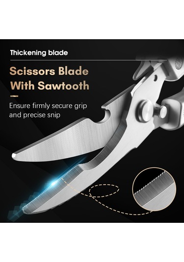 Mutfak Makası Ağır Hizmet Tipi Mutfak Makası Paslanmaz Yeşil Diğer