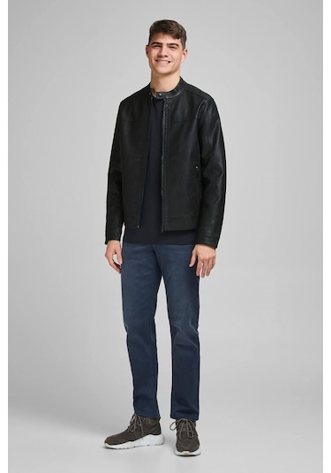 Jack & Jones Jjewarner Erkek Deri Mont 12182461