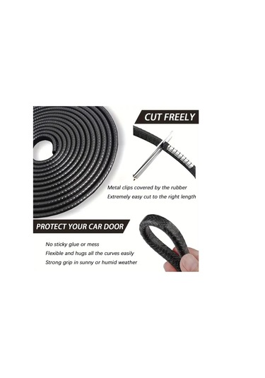 5 Metrelik Araba Kapı Kenar Koruma Şeridi Rulosu - 9019498483920ynt