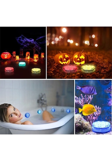 Trendooze Yüzme Yeni Uzaktan Tipi Su Stil Kupası Kumandalı Işığı Işığı Işığı Havuzu Emme Denizaltı Boncuğu Ampul Altı Akvaryum 13 At