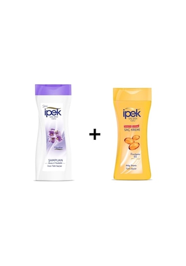 İpek Menekşe Özlü Şampuan 480 Ml + İpek Saç Kremi 480 Ml--2'li Se
