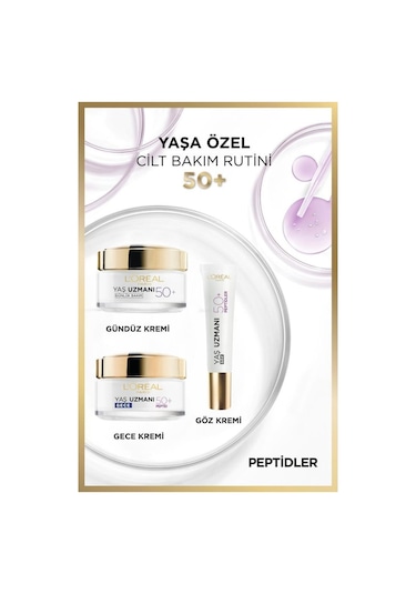 L'Oréal Paris Yaş Uzmanı 50+ Kırışıklık Karşıtı Yenileyici Göz Kremi 15 ML