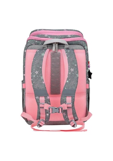 Belmil Shine Bright Ergonomik Okul Çantası 405-79 Gri - Pembe