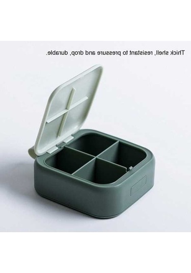 Tongxida Yeşil Taşınabilir Sones İlaç Kutusu, Küçük Saklama Paketi, Çevik Kullanım Yeşil