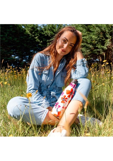 Les Artistes Paris Isı Yalıtımlı Çelik Termos Matara 500ml Petals Çok Renkli