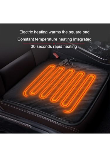 5v Araba Usb Arayüz Elektrikli Isıtma Koltuğu Yastık, Boyut:kahve