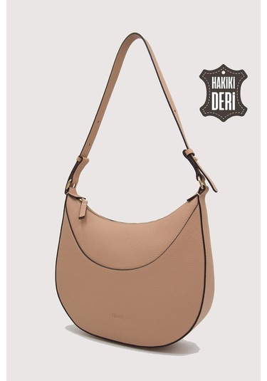 Hakiki Deri Pudra Omuz Çantası Pudra Smr9416 Pudra