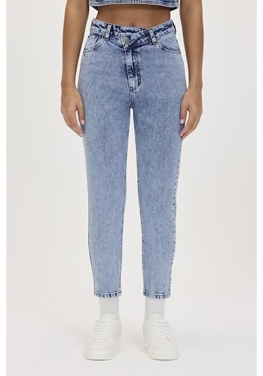 Bad Bear Ocean Blue Kadın Denim Pantolon-okyanus Mavi Açık Mavi