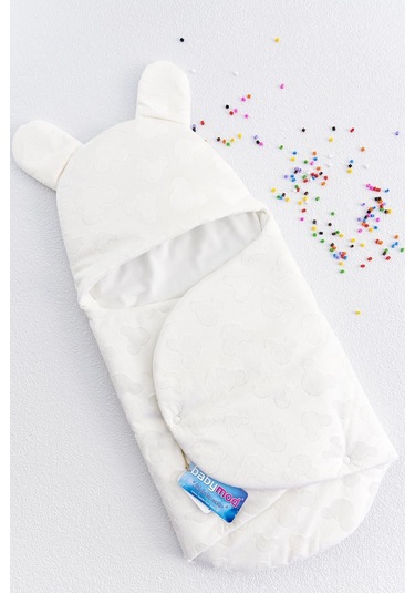 Welsoft Bebek Kundak Bebek Battaniye Krem