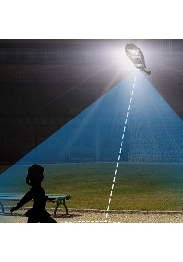 W776B Güneş Enerjili Hareket Sensörlü LED Bahçe Lambası IP65