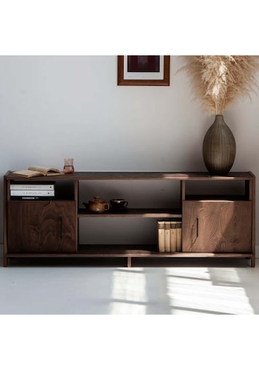 Woodesk Viento, Ahşap, Dolap Ve Konsol, 170x60, Ceviz Renk