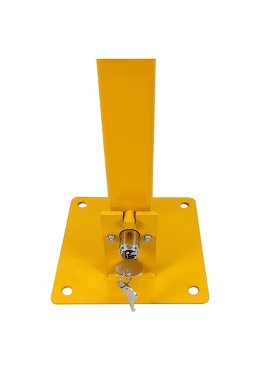 Kilitli Otopark Direği Yatar Kalkar Otopark Bariyeri Simit Bariye