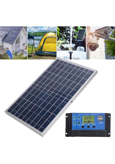 Wezone 10w 12v Güneş Paneli, 30a Kontrolörlü Taşınabilir Araç Şarj Seti - Ip65 Su Geçirmez, Çoklu Güvenlik Özellikleri İle Outdoor Kullanım