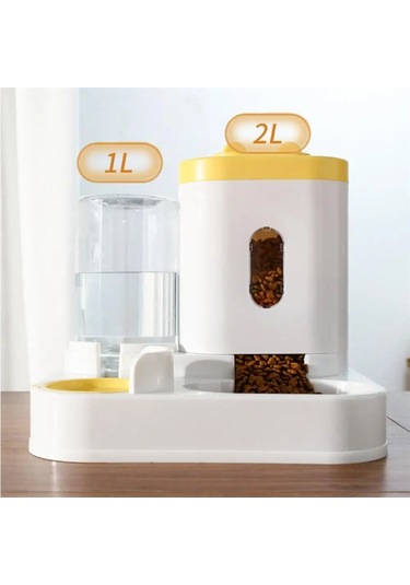 Jıalan Otomatik Kedi Köpek Su Sebili Yiyecek Kasesi Büyük