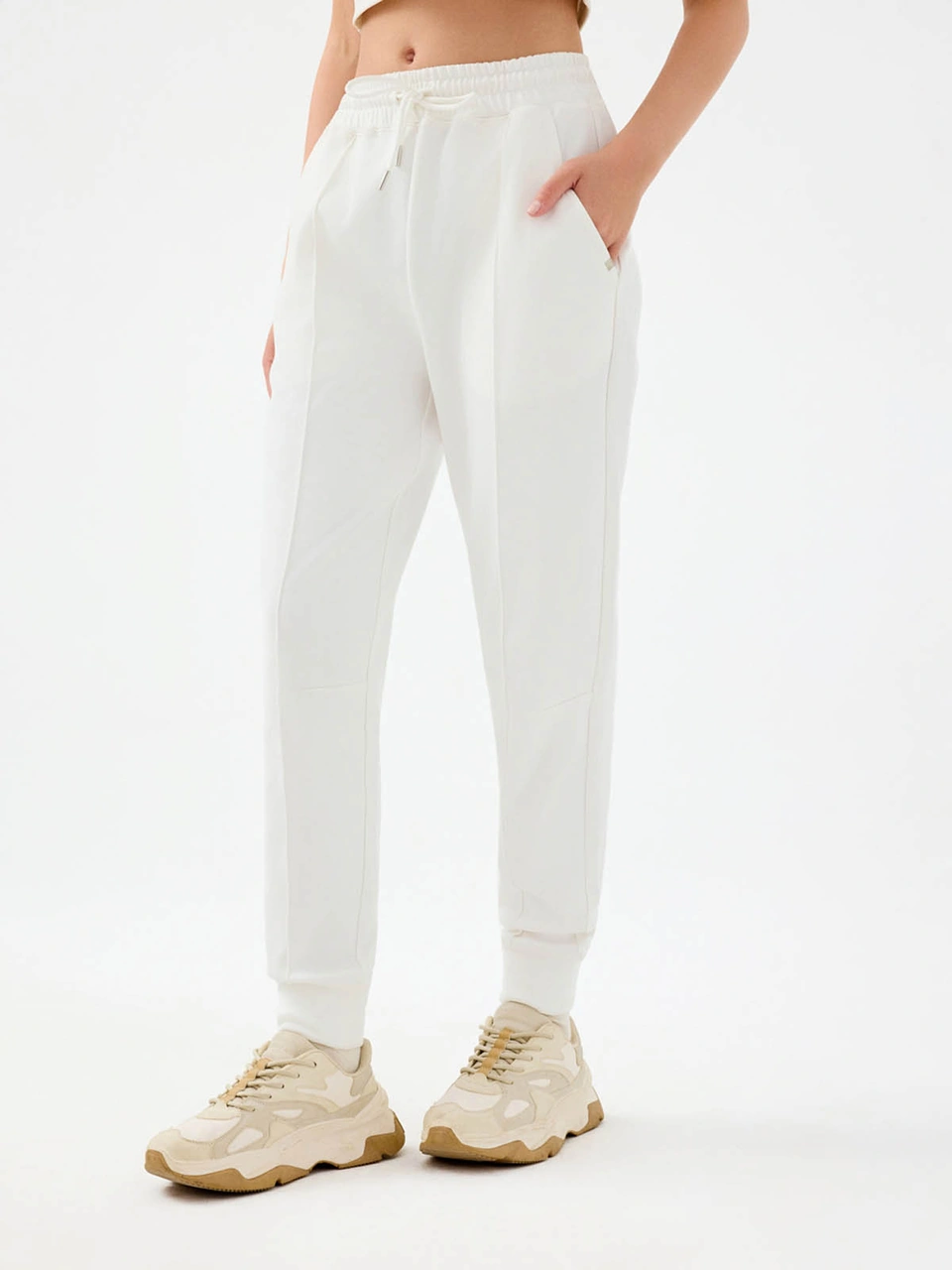 Loft Jogger Fit Beyaz Kadın Eşofman Altı Lf2038218 Beyaz