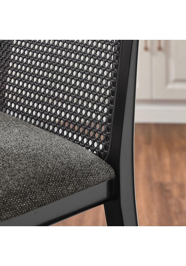 Martha Hazeranlı Bar Sandalyesi Siyah