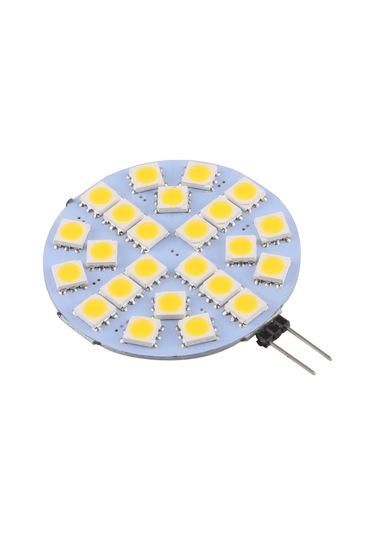 Sones G4 24 Led Smd 5050 288lm 2800-3200k Kademesiz Karartma Enerji Tasarruflu Işık Pin Tabanı Lamba Ampul, Dc 12v