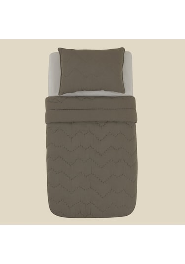Karaca Home Bebek Arden Yastık Yorgan Seti Gri
