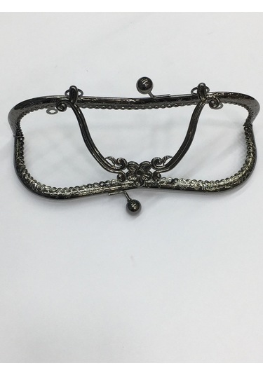 Çanta Ve Cüzdan Klipsi Kuluplu Çiçek Model Siyah Antrasit Siyah Antrasit Çok Renkli