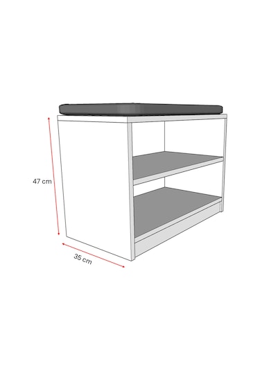 Asra Trend Puf02 Puflu Ayakkabılık Beyaz