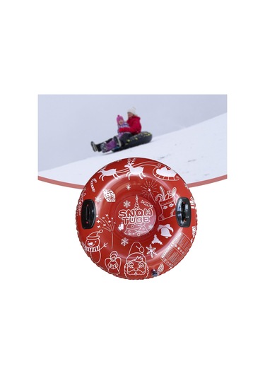 Homyl Şişme Kar Tüpü Yeni Yıl Kızağı Için Şişme Kızak Çok Renkli