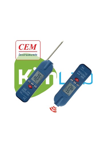 Cem Ir98 Hem Lazerli Hem Problu Termometre Çok Renkli