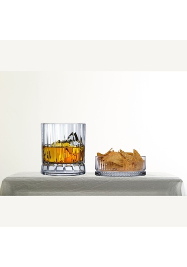 Nude 4'lü Wayne Kristal Viski Bardağı&paşabahçe 2'li Cam Çerezlik