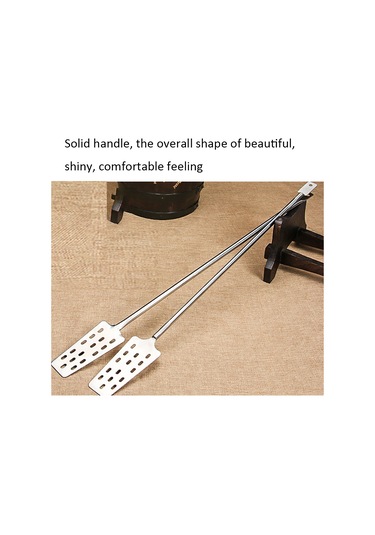 Vkemall 304 Paslanmaz Çelik Ergonomik Tasarım 625mm Uzun Şarap Karıştırıcı, El Ile Tutulması Kolay Bar Aleti