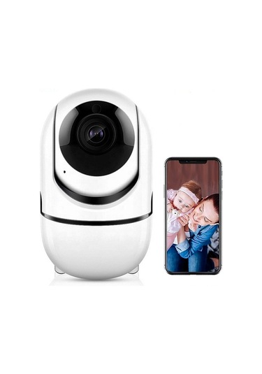 Monyee Ev İçin 1080p Hd Wifi Güvenlik Kamerası - 360 Panoramik Takip, İki Yönlü Ses, İki Yönlü Görüntü, Entegre Led Işık Kaynağı, Kablosuz Bağlantı, Yerel Ve Bulut Depolama Desteği