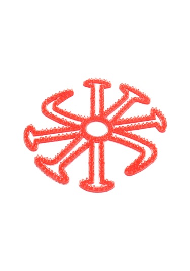 Geeroyoo Kask Silikon İç Döşemi - Kırmızı Renk, Yumuşak Ve Dayanıklı Malzeme, 123g Ağırlık Kırmızı