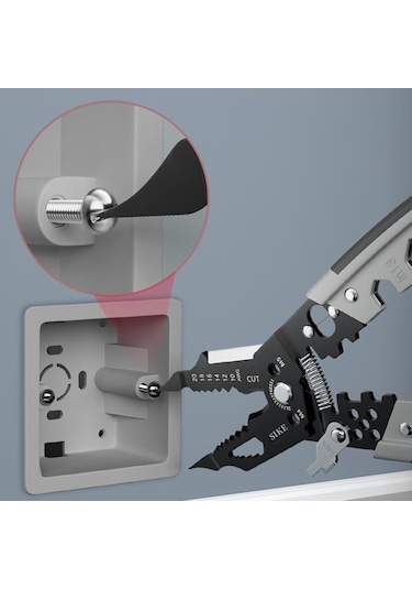 Cbtx 28 İn 1 Çok İşlevli Kablo Sıyırma Pensesi
