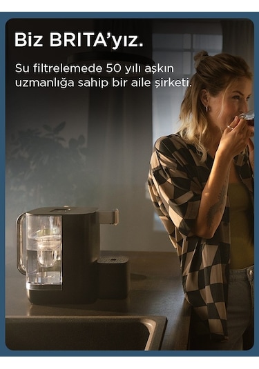 Brıta Cube Tezgah Üstü Su Arıtma Cihazı Siyah 4,0 L 4006387136734 1 Adet