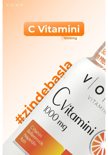 VOOP Vitamin C + Turunçgil  Bioflavonoidleri 1000 mg 30 Tablet