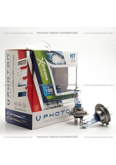 H7 12v 55w Xtreme Vision %150 Fazla Işık Serisi