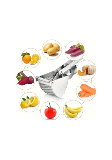Honeybeeshop 1 Paket Paslanmaz Celik Patates Ezici Puresi Sebze Meyve Manuel Sikacak Pres 1pc