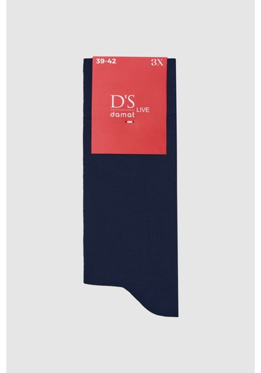 Ds Damat Lacivert 3'lü Çorap Set 4hf16ortcst03 Lacivert