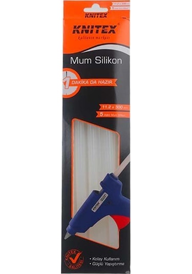 Knıtex Ktx-2156 Kalın Mum Silikon 5'Li Hrd-003591