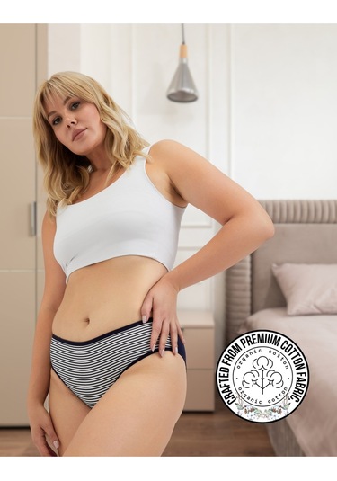 Alya Underwear Anne Kız Kombin Pamuklu Külot - Beyaz Slip İç Çamaşırı - 5'li Paket Çok Renkli P21