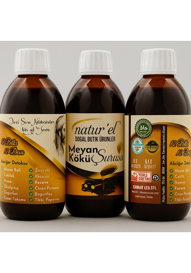 Natur'el Meyan Kökü Şurubu